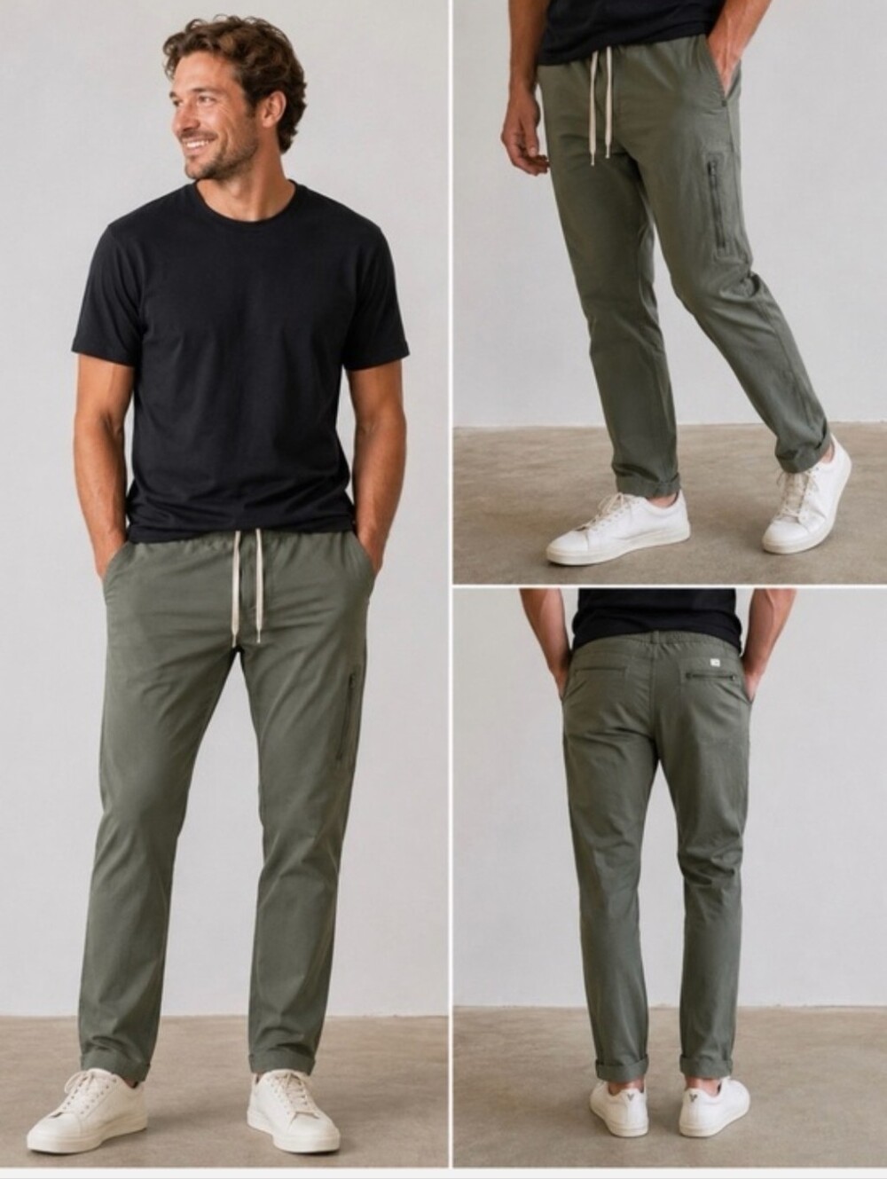 Vuori Ripstop Pants Mens Size XS Olive Green Hiking Climbing